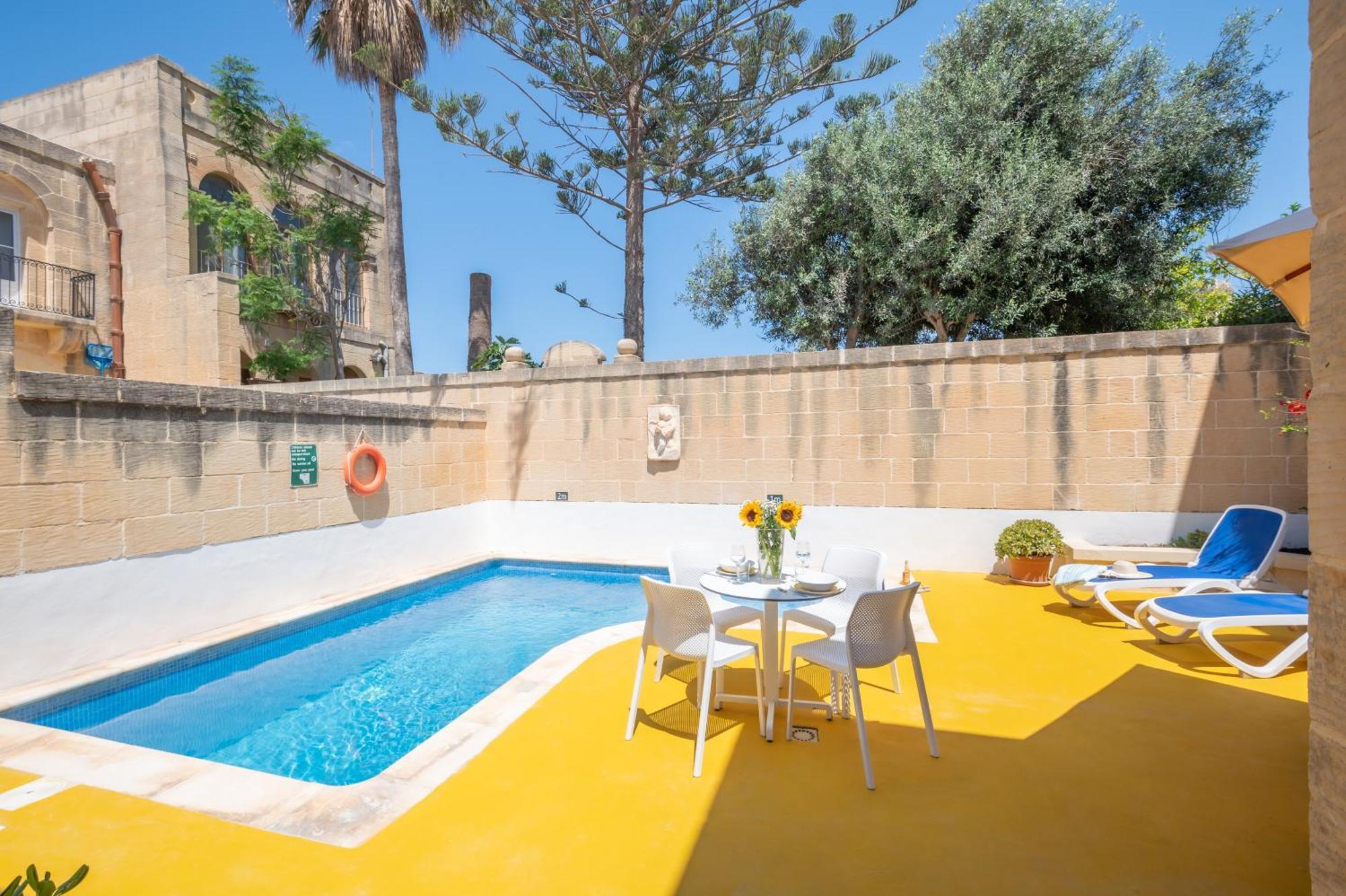 Dar Ta' Mansi Farmhouse With Private Pool Villa Għarb Eksteriør bilde