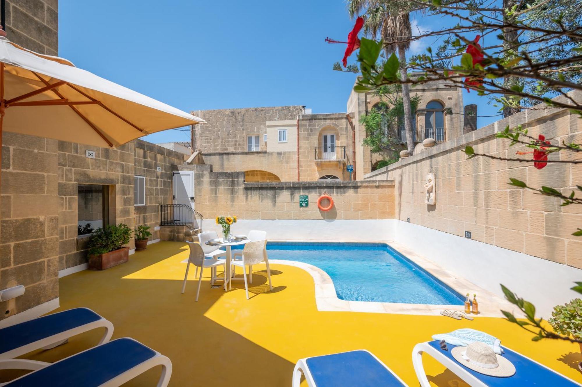 Dar Ta' Mansi Farmhouse With Private Pool Villa Għarb Eksteriør bilde